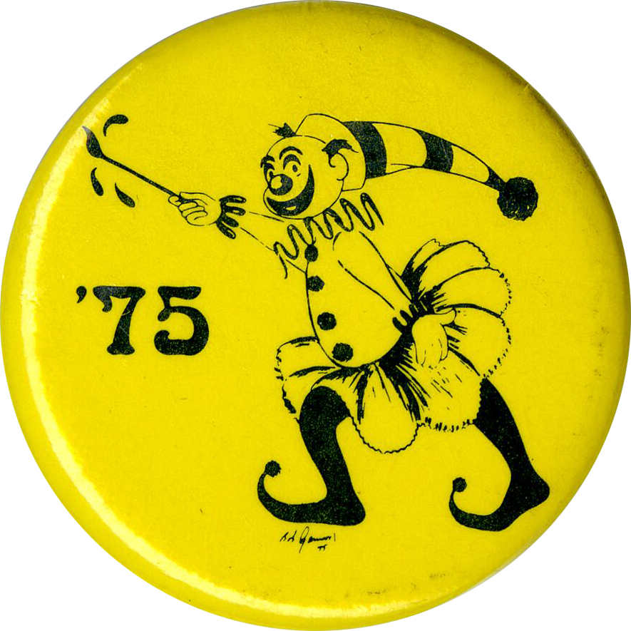 Circus '75 pin